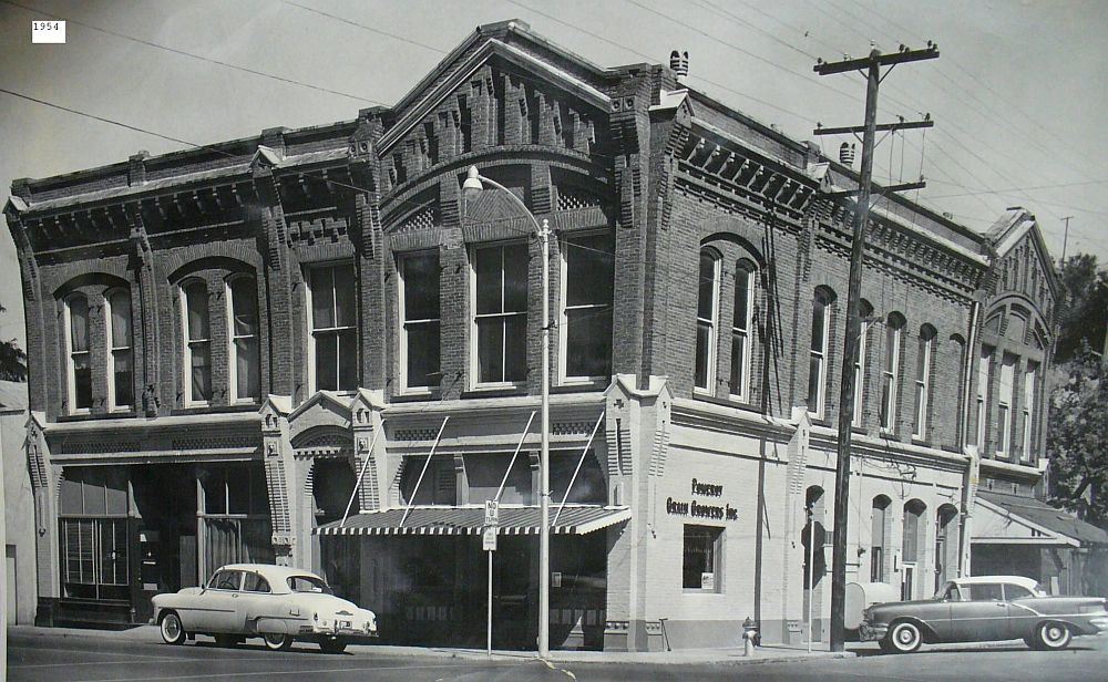 First National Bank Bldg, Pomeroy, 1954